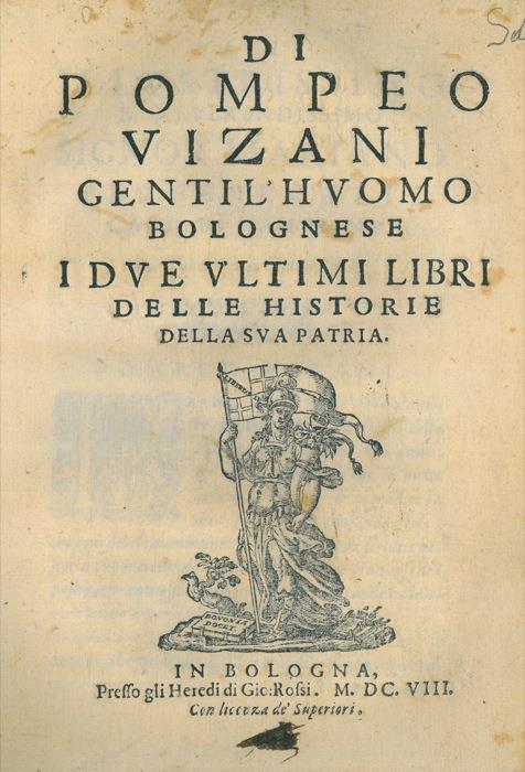 I due ultimi libri delle historie della sua patria - Pompeo Vizani - copertina