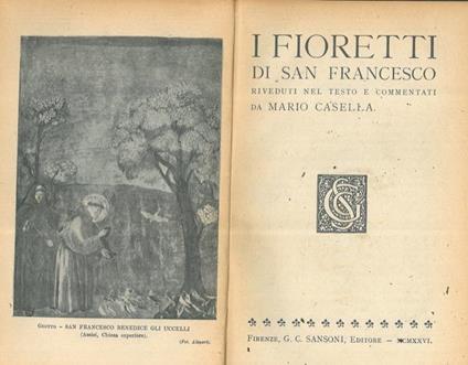 I fioretti di San Francesco - Mario Casella - copertina