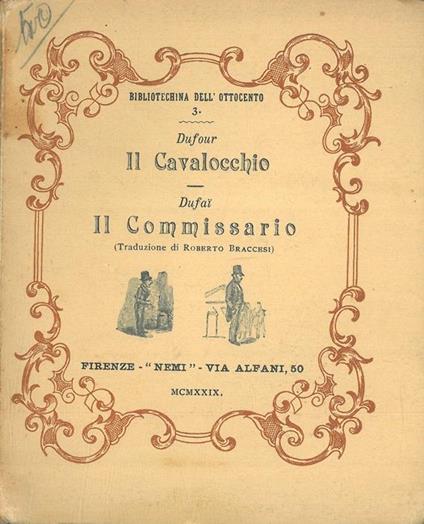 Il cavalocchio. Il commissario di polizia - copertina