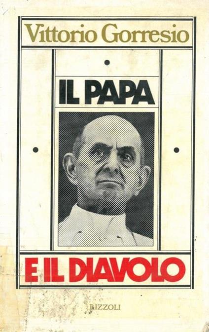Il papa e il diavolo - Vittorio Gorresio - copertina