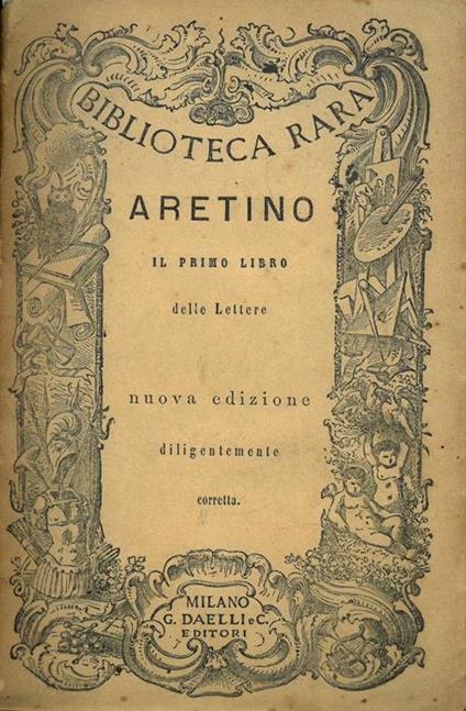 Il Primo Libro delle Lettere - Pietro Aretino - copertina