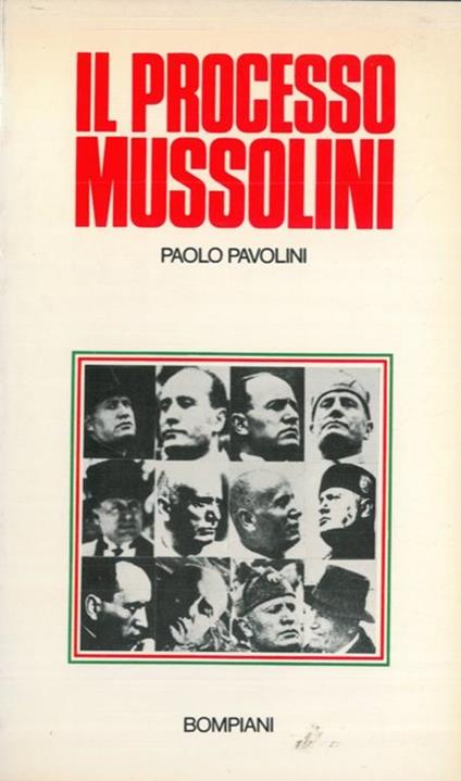 Il processo Mussolini - Paolo Pavolini - copertina