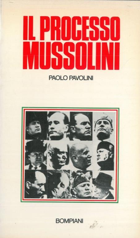 Il processo Mussolini - Paolo Pavolini - copertina