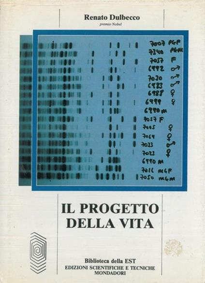 Il progetto della vita - Renato Dulbecco - copertina