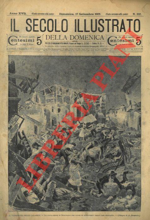 Il terremoto delle Calabrie. La popolazione di Martirano fugge dalle case crollanti