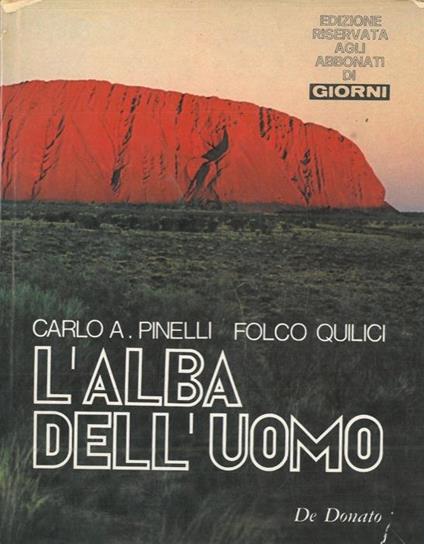 L' alba dell'uomo - Carlo Alberto Pinelli - copertina