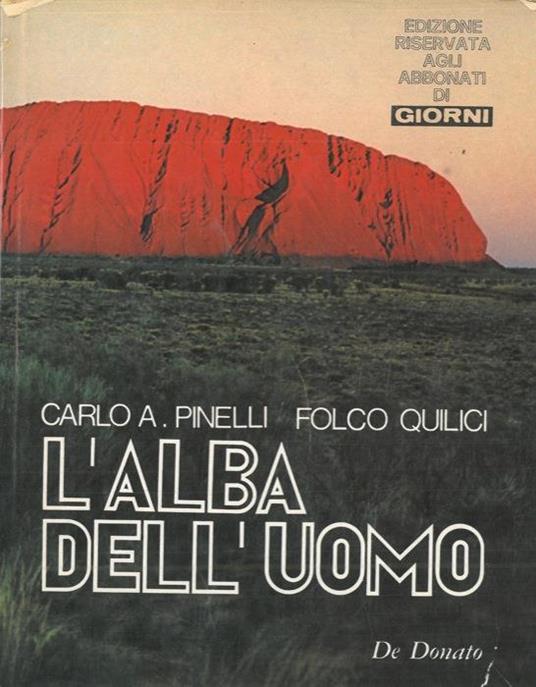 L' alba dell'uomo - Carlo Alberto Pinelli - copertina