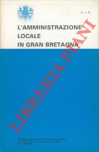 L' amministrazione locale in Gran Bretagna