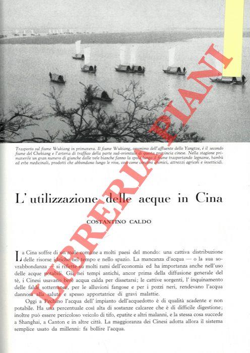 L' utilizzazione delle acque in Cina