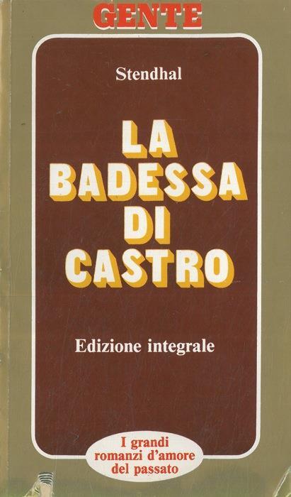 La badessa di Castro - Stendhal - copertina