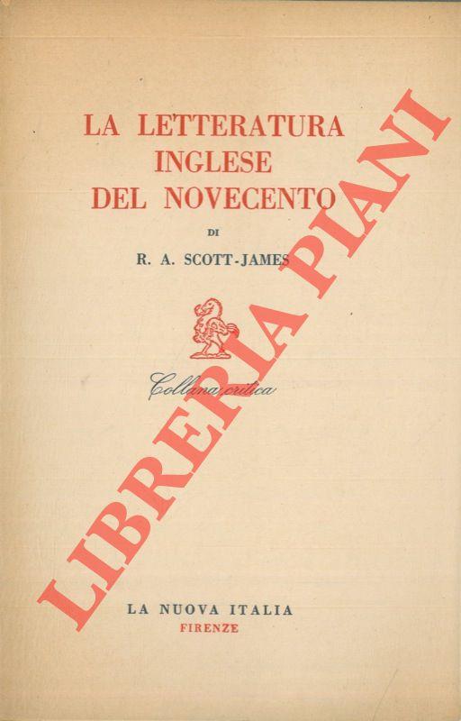 La letteratura inglese del novecento