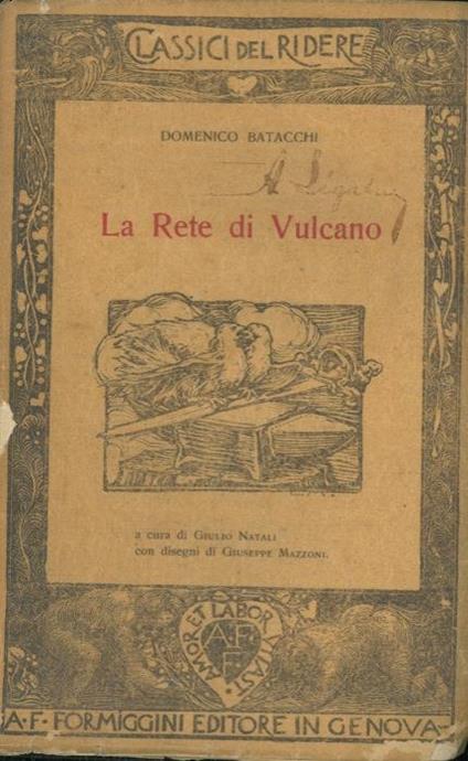 La rete di Vulcano - Domenico Batacchi - copertina