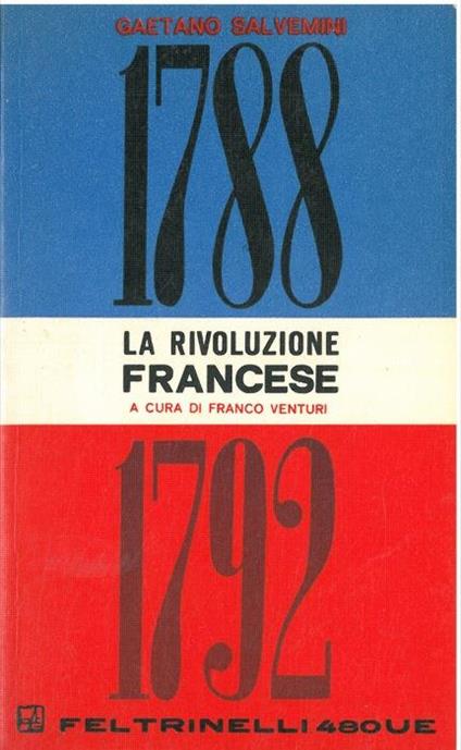 La Rivoluzione francese (1788-1792) - Gaetano Salvemini - copertina