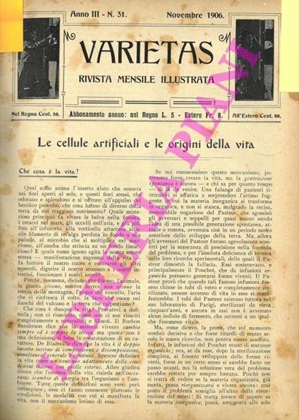 Le cellule artificiali e le origini della vita - Giacomo Lo Forte - copertina