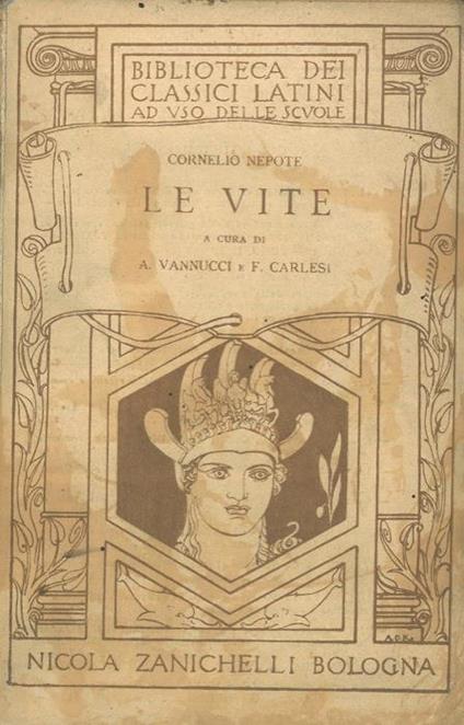Le vite - Cornelio Nepote - copertina
