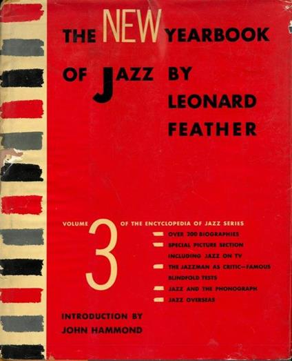 The New Yearbook of Jazz. Introduction by John Hammond - Leonard Feather - copertina
