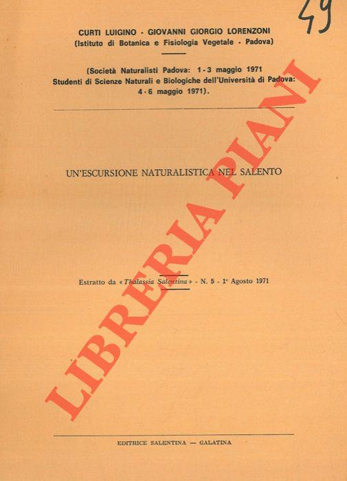 Un' escursione naturalistica nel Salento