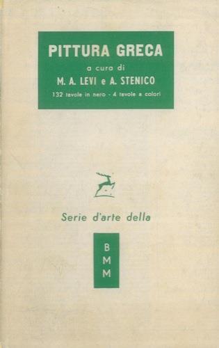 Pittura greca. Disegno vascolare. 132 tavole in nero 4 tavole a colori - copertina