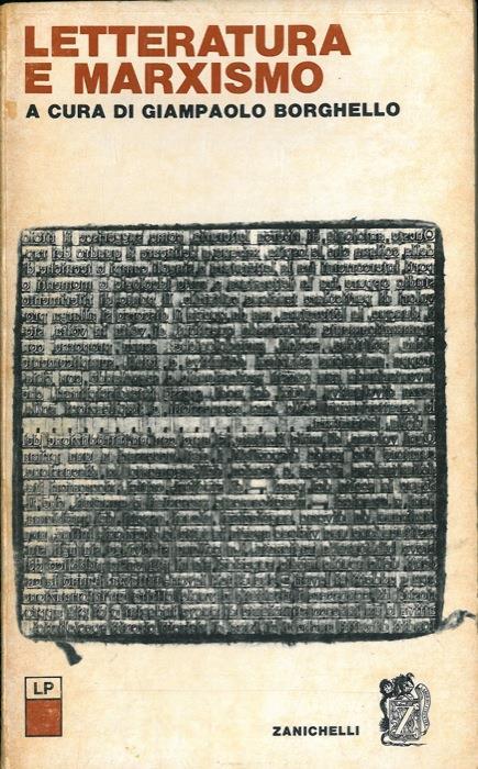 Letteratura e marxismo - Giampaolo Borghello - copertina
