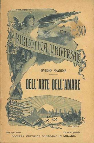 Dell'arte dell' amare - P. Nasone Ovidio - copertina