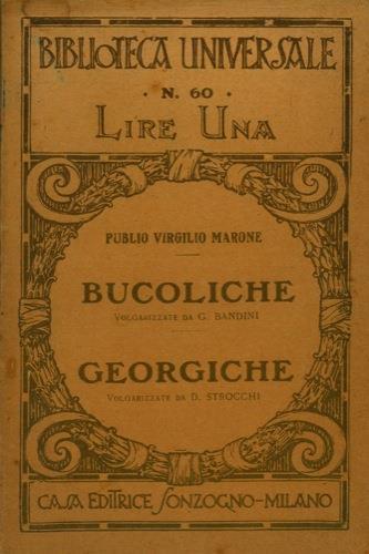 Bucoliche e Georgiche - Publio Virgilio Marone - copertina