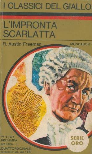 L' impronta scarlatta - R. Austin Freeman - copertina
