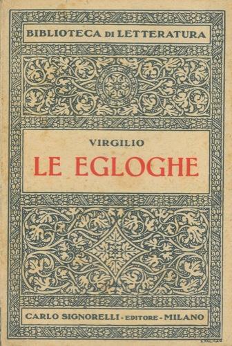 Le egloghe - Publio Virgilio Marone - copertina