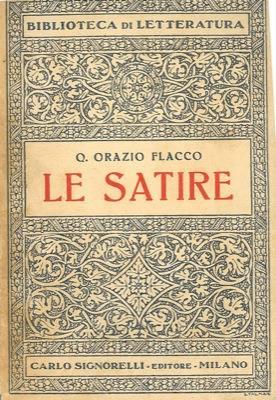 Le satire - Quinto Orazio Flacco - copertina
