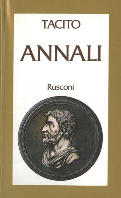 Annali - P. Cornelio Tacito - copertina