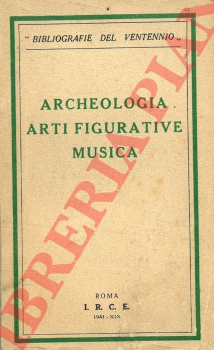 Archeologia Arti figurative Music - copertina
