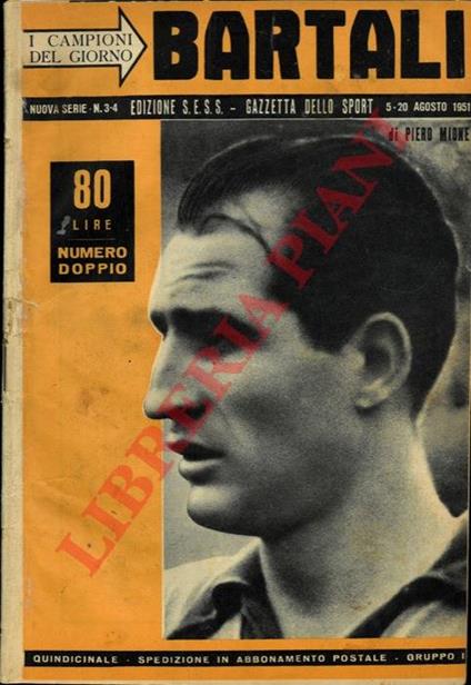 Bartali - Piero Mione - copertina