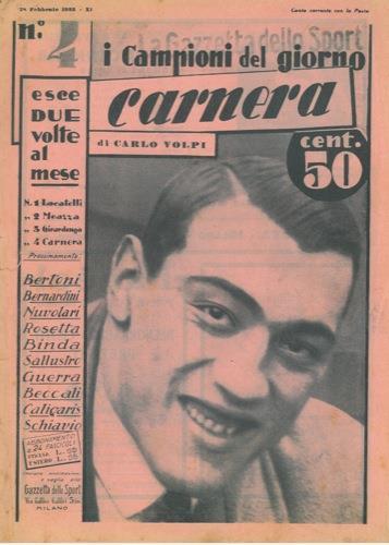 Carnera - Carlo Volpi - copertina