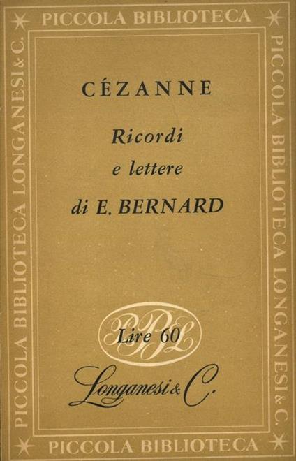 Cézanne. Ricordi e lettere - Emile Bernard - copertina