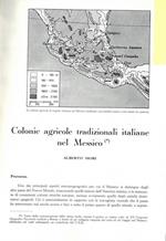 Colonie agricole tradizionali italiane nel Messico