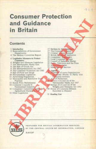 Consumer Protection and Guidance in Britain
