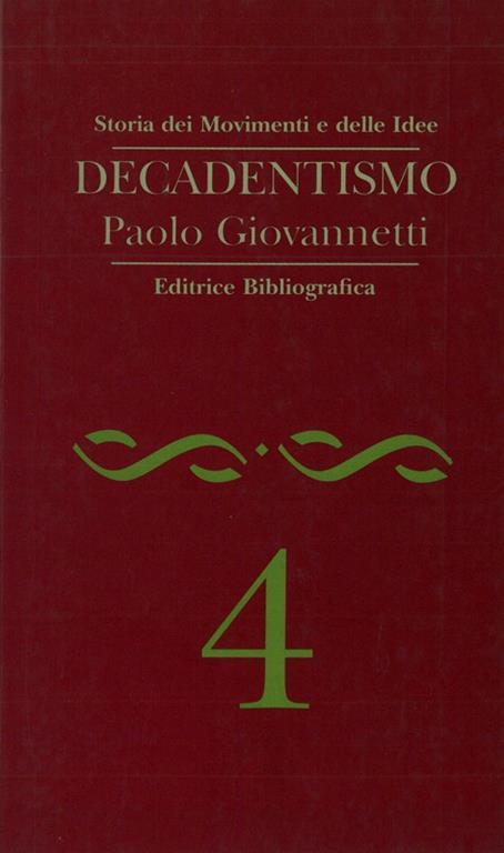 Decadentismo - Paolo Giovannetti - copertina