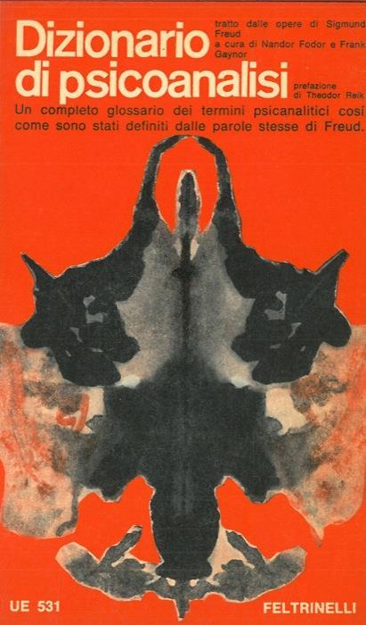 dizionario di psicoanalisi tratto dalle opere di Sigmund Freud - Nandor Fodor - copertina