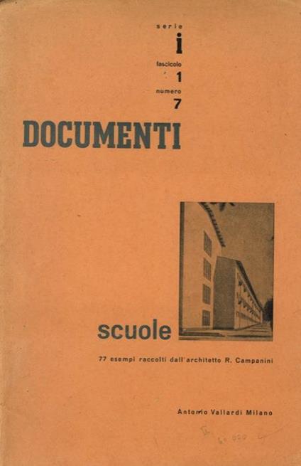 Documenti. Scuole - Raimondo Campanini - copertina
