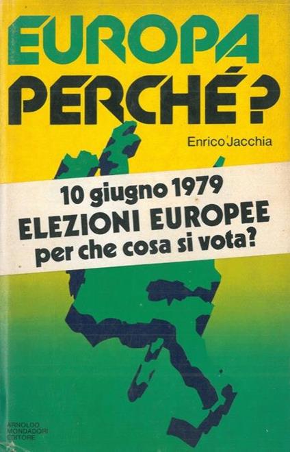 Europa perché - Enrico Jacchia - copertina