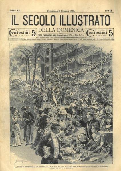 Fiera di Beneficienza Pro Tubercolosi alla Scala di Milano - A. Bonamore - copertina