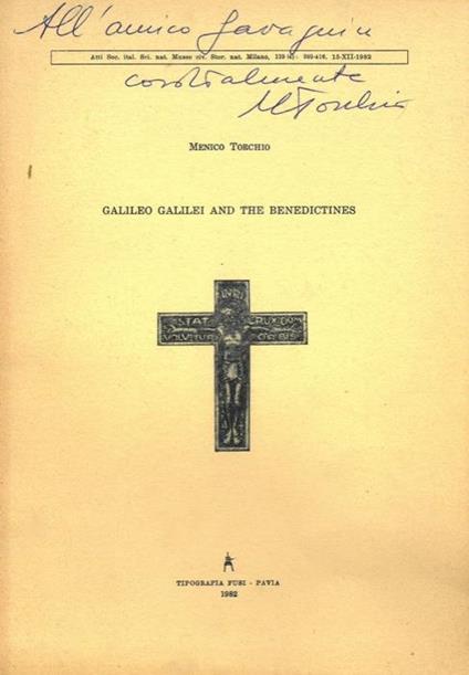 Galileo Galilei and the Benedictines - Menico Torchio - copertina