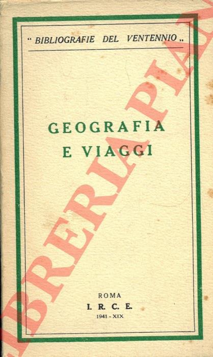 Geografia e viaggi - copertina