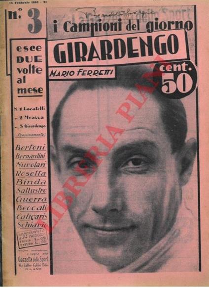 Girardengo - Mario Ferretti - copertina