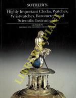 Highly Important Clocks, Watches, Wristwatches, Barometers and Scientific Instruments