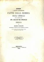 Intorno a nuove esperienze fatte colla robbia negli animnali ed in particolare in alcuni pesci