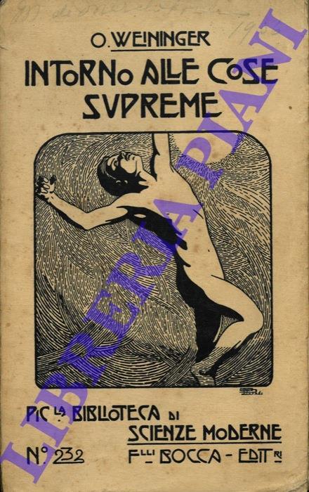 Intorno alle cose supreme - Otto Weininger - copertina