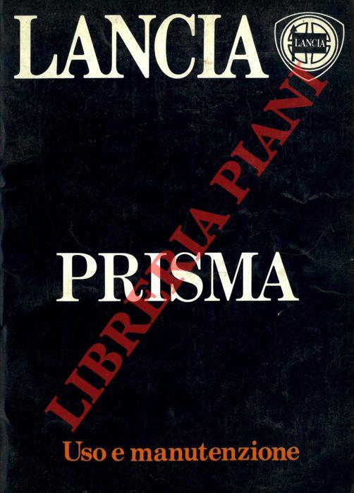 Lancia Prisma. Uso e manutenzione
