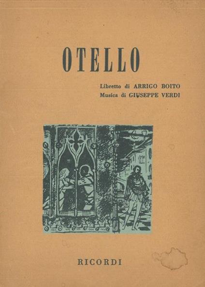 Otello - Arrigo Boito - copertina