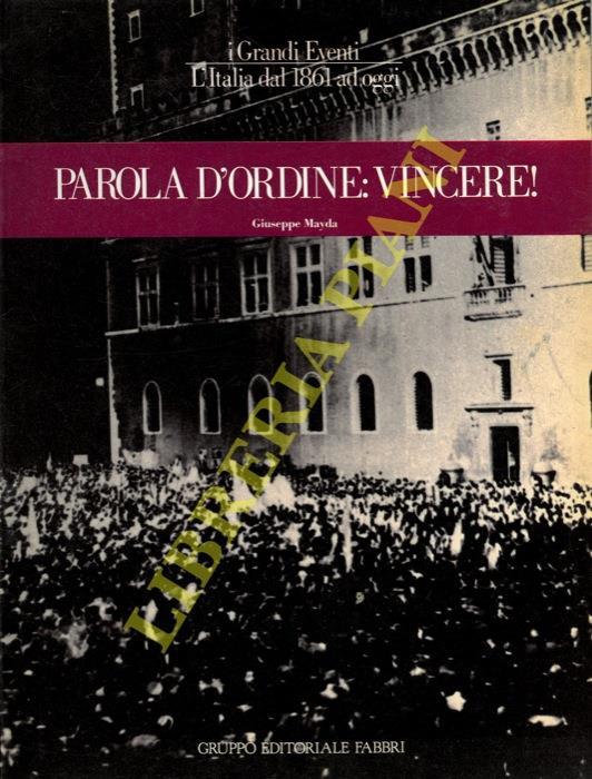 Parola d'ordine: vincere! - Giuseppe Mayda - copertina