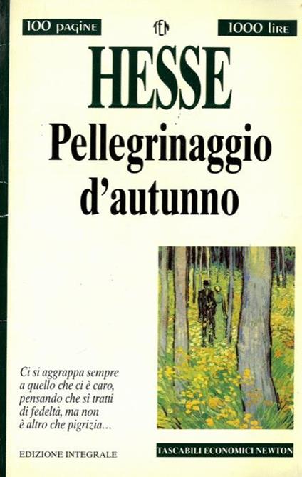 Pellegrinaggio d'autunno e altri racconti - Hermann Hesse - copertina